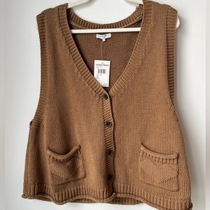 Oversized sweater vest, FRNCH